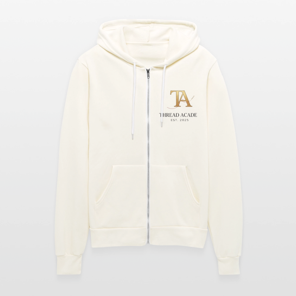 Thread Academy zip up hoodie - vintage white