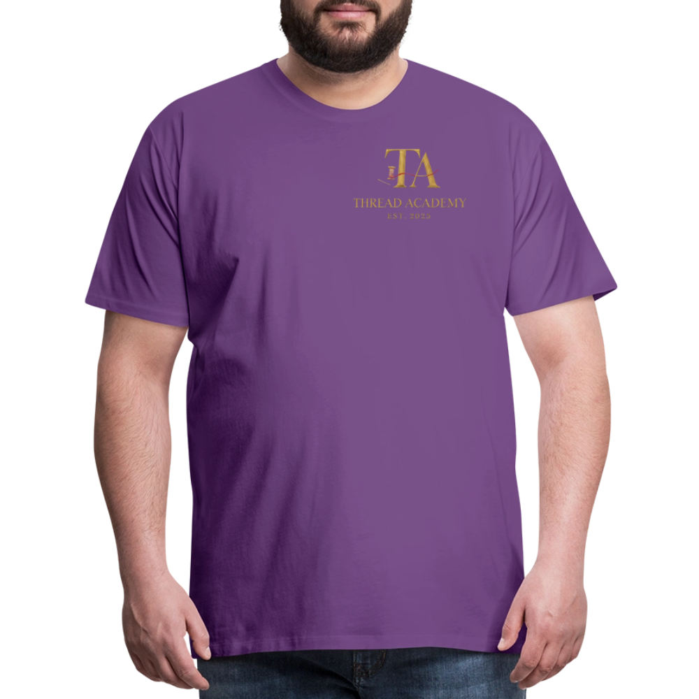 Men's Thread Academy Premium T-Shirt - purple