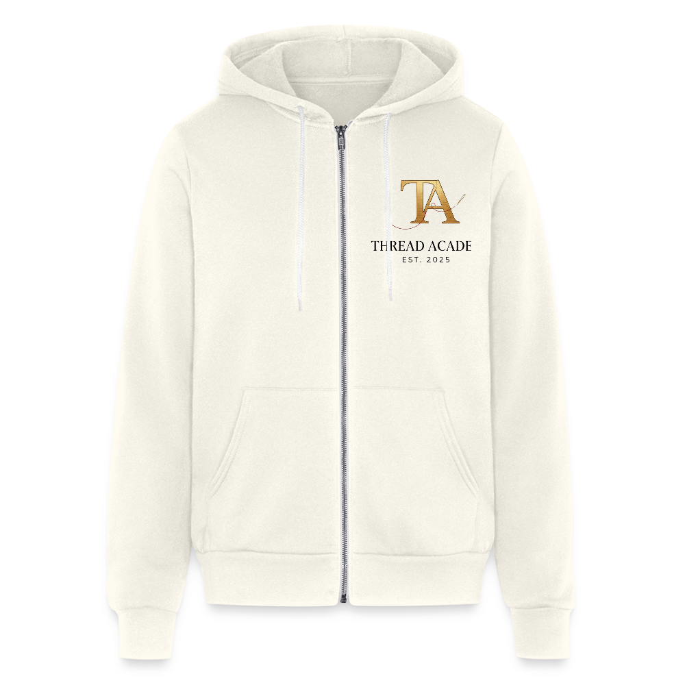 Thread Academy zip up hoodie - vintage white