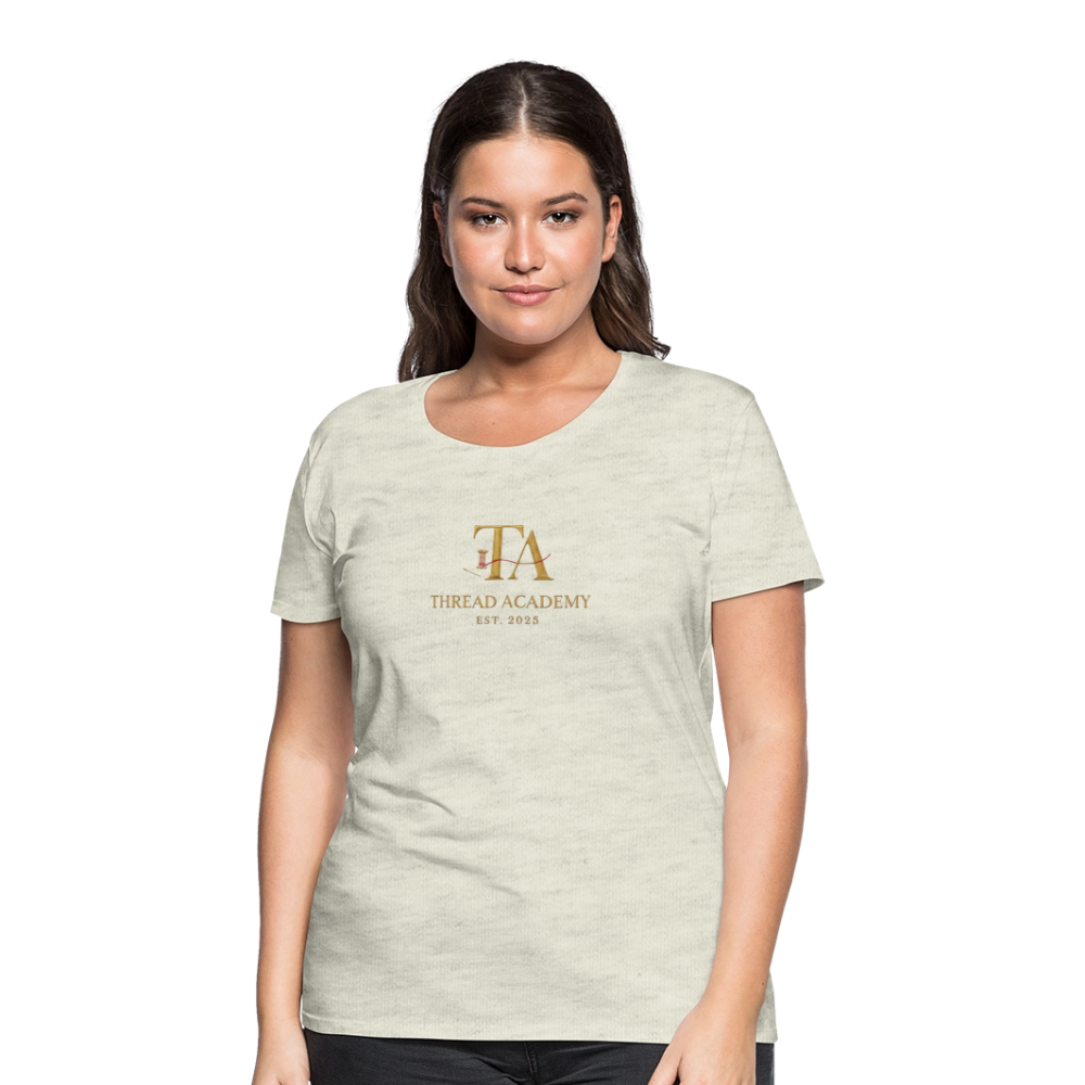 Women’s Thread Academy Premium T-Shirt - heather oatmeal