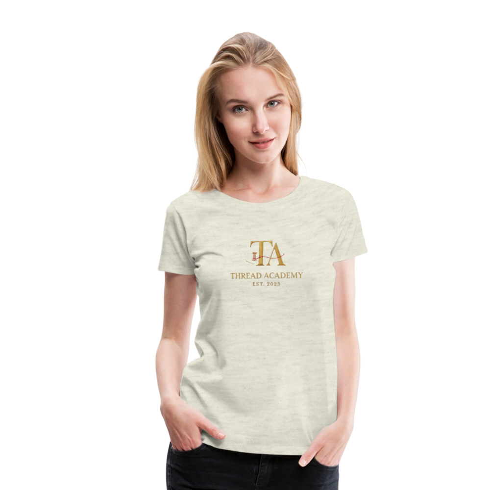 Women’s Thread Academy Premium T-Shirt - heather oatmeal