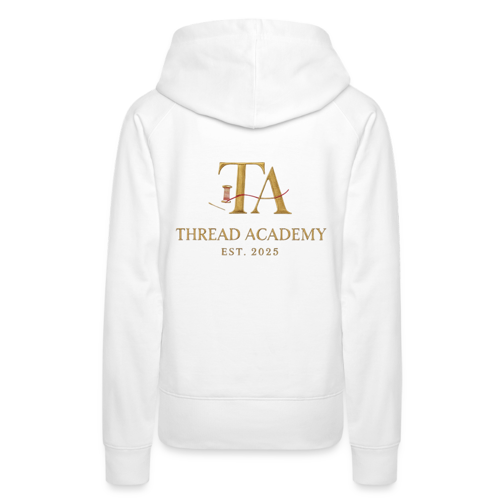 Women’s Thread Academy Premium Hoodie - white