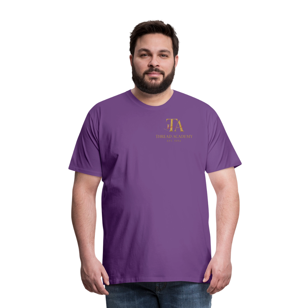 Men's Thread Academy Premium T-Shirt - purple