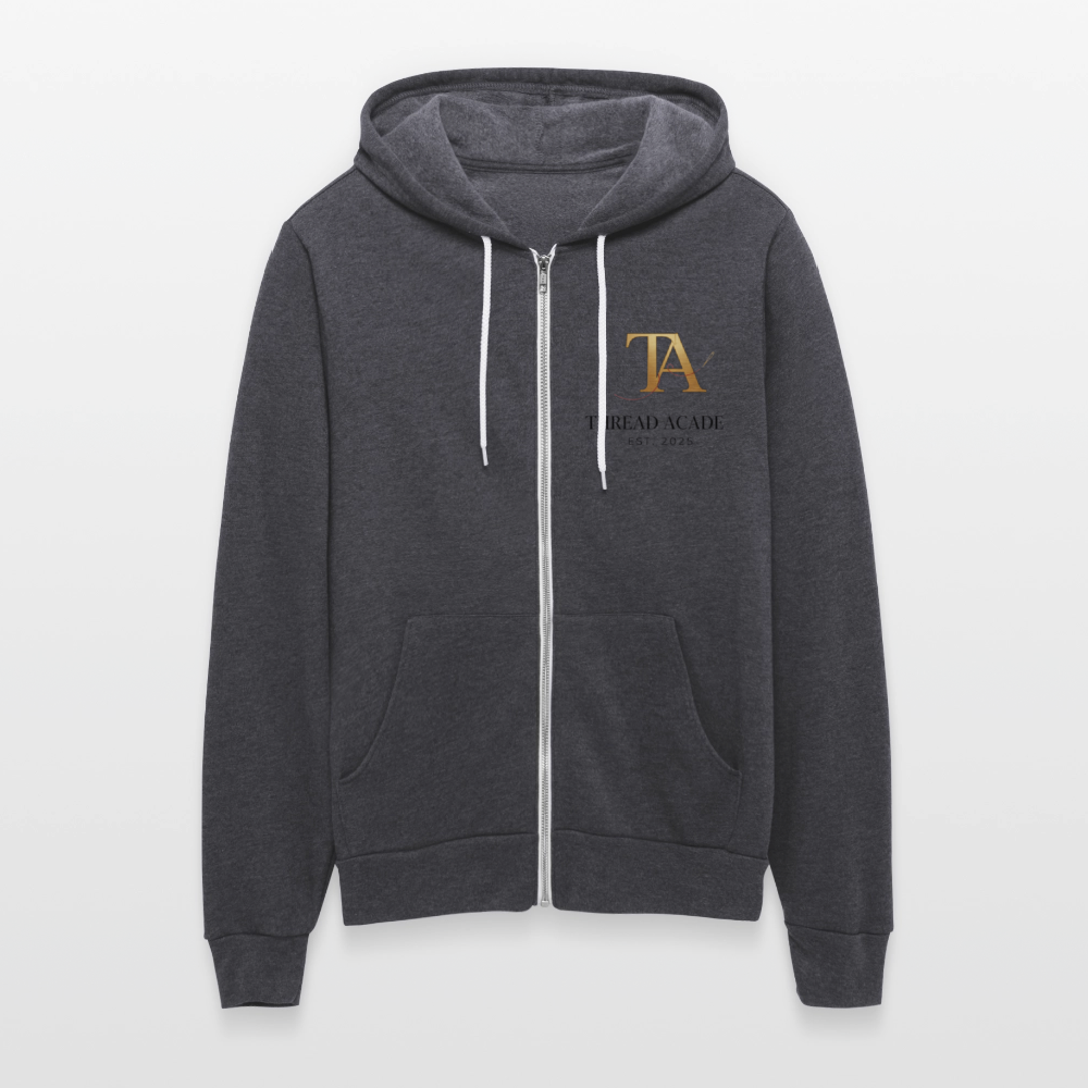 Thread Academy zip up hoodie - charcoal grey