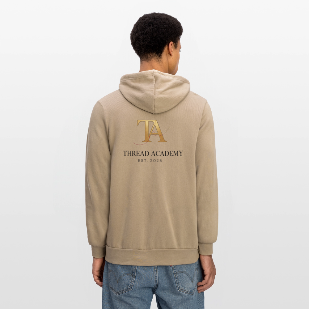 Thread Academy zip up hoodie - tan