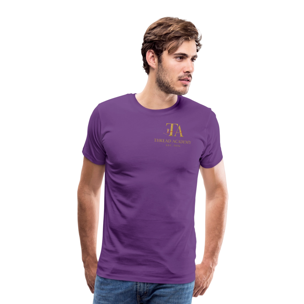 Men's Thread Academy Premium T-Shirt - purple