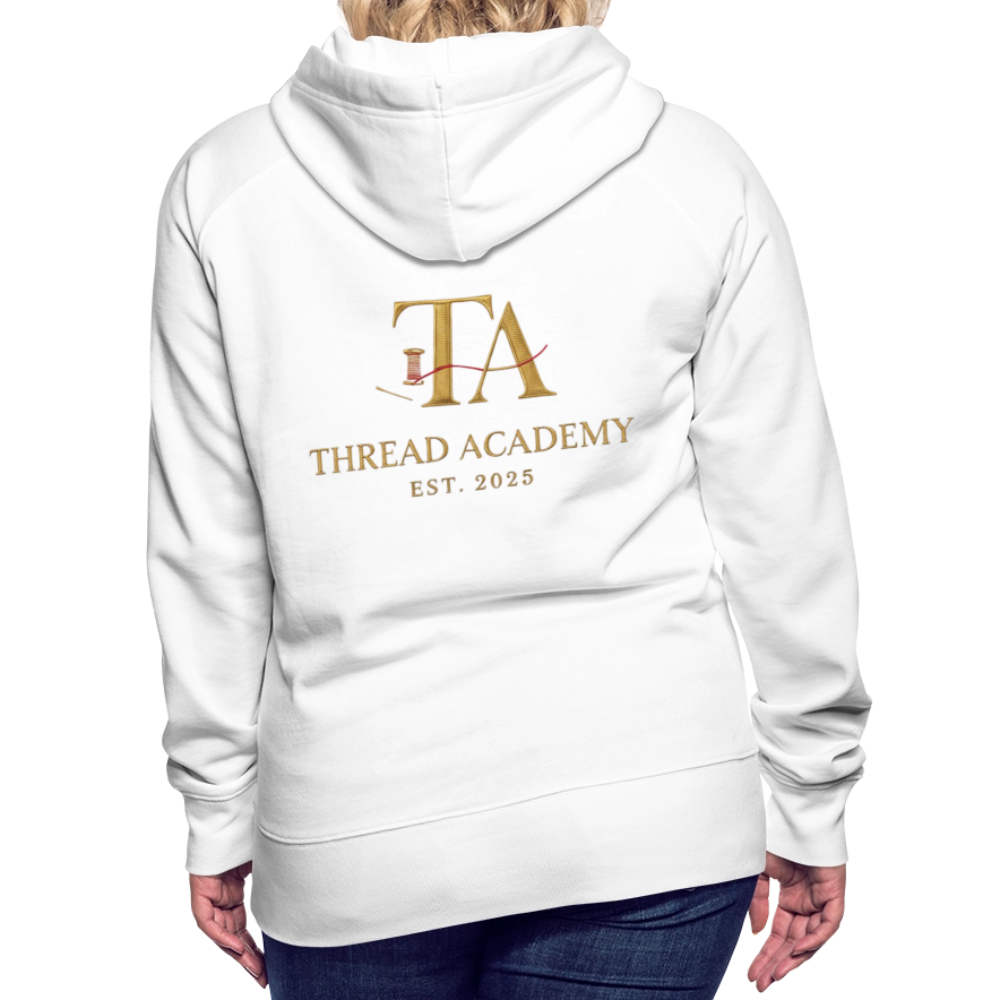 Women’s Thread Academy Premium Hoodie - white