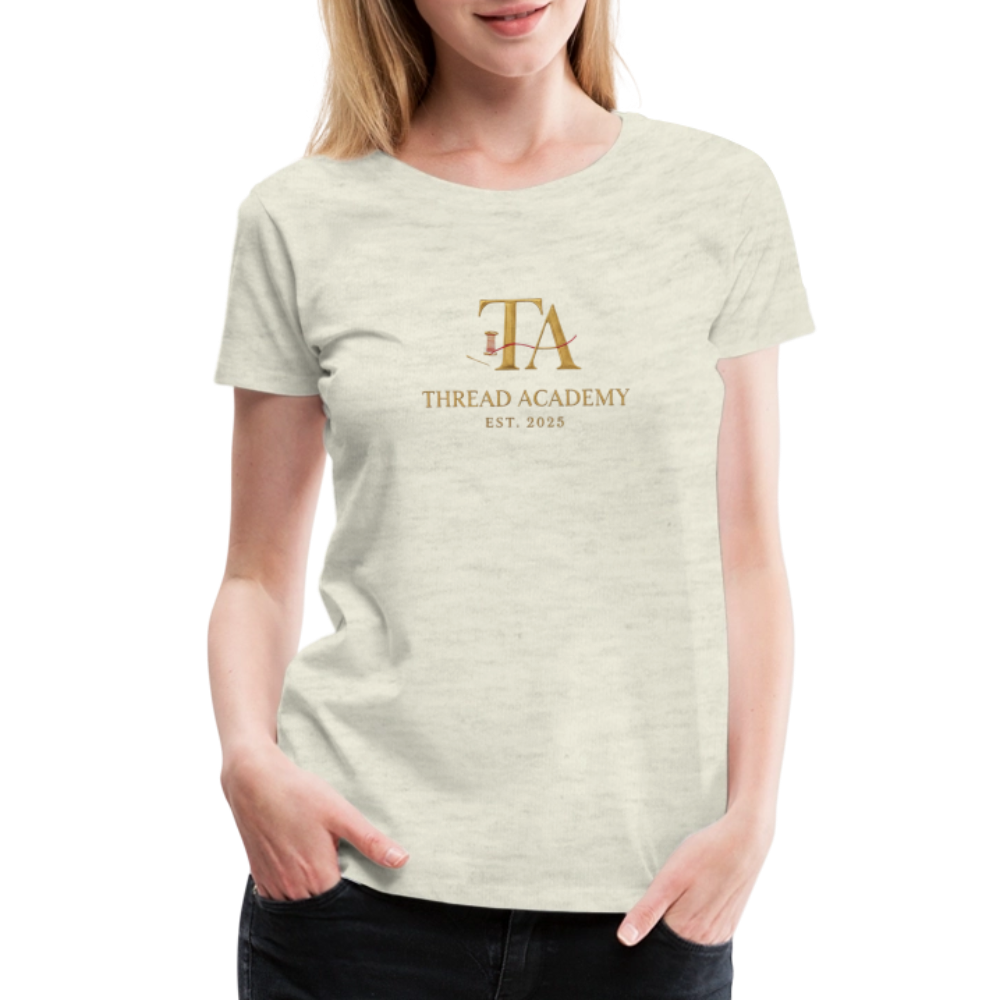 Women’s Thread Academy Premium T-Shirt - heather oatmeal