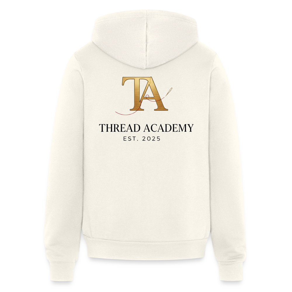 Thread Academy zip up hoodie - vintage white