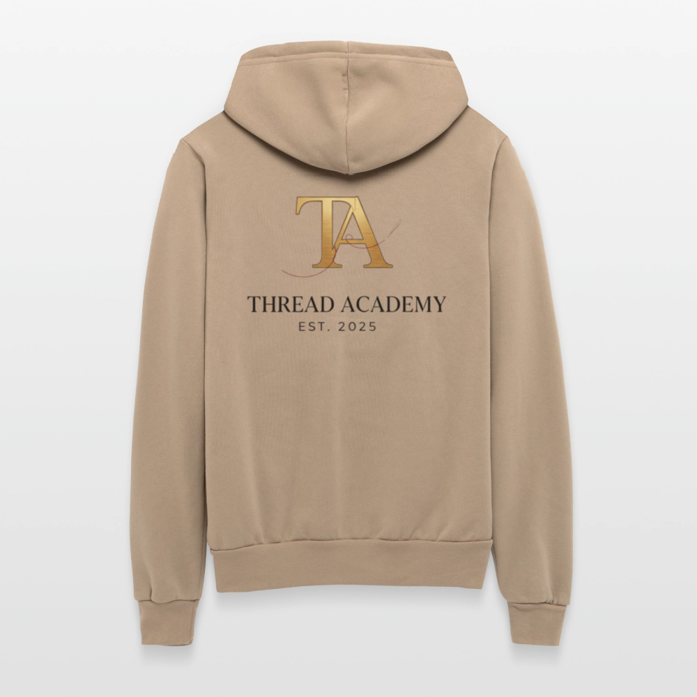 Thread Academy zip up hoodie - tan