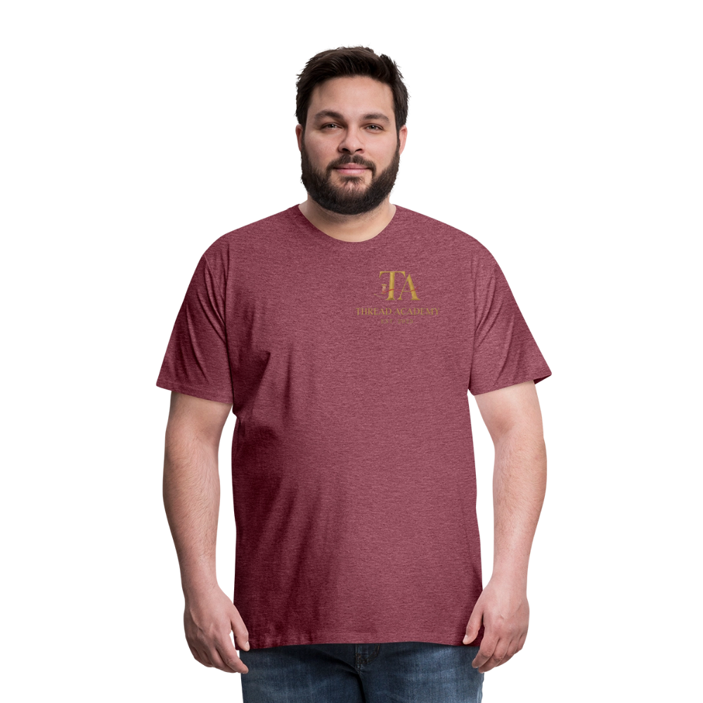 Men's Thread Academy Premium T-Shirt - heather burgundy