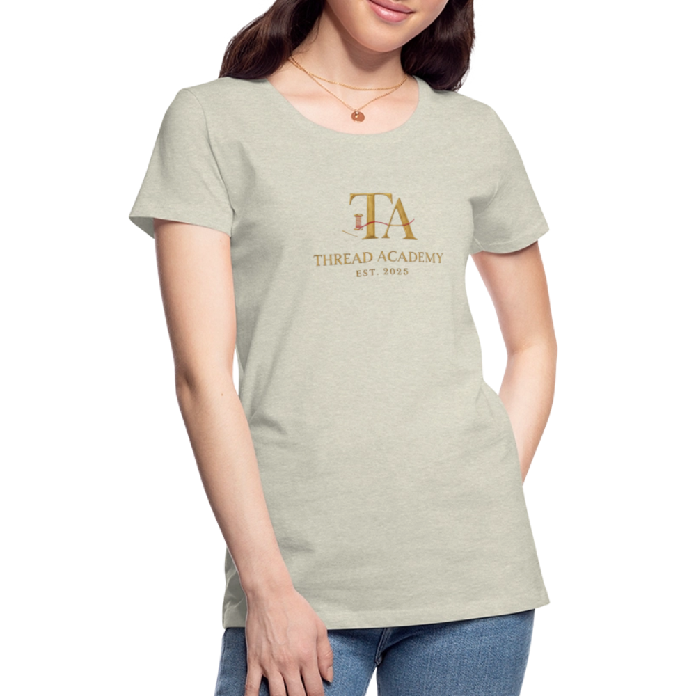 Women’s Thread Academy Premium T-Shirt - heather oatmeal