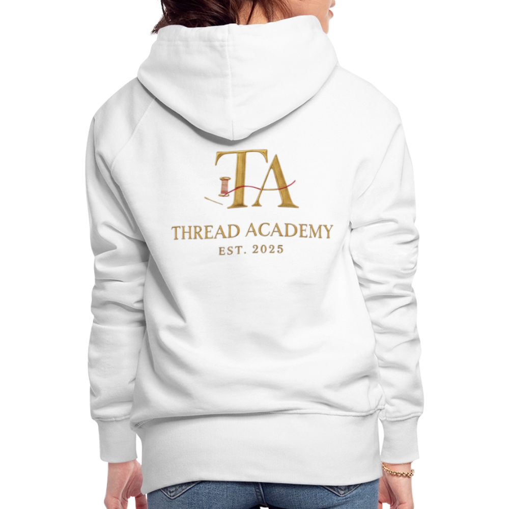 Women’s Thread Academy Premium Hoodie - white