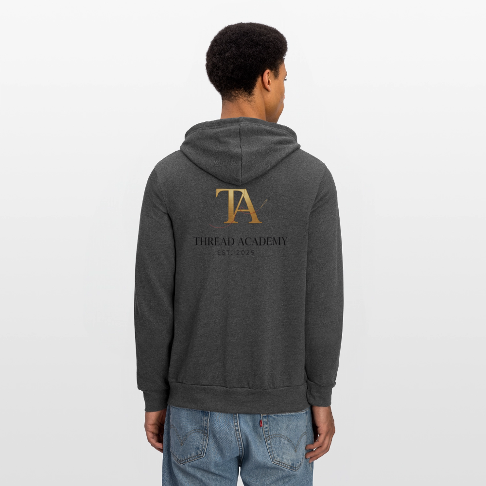 Thread Academy zip up hoodie - charcoal grey